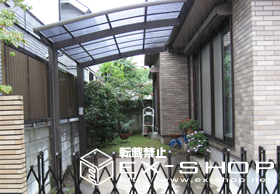 のカーポート カーブポートシグマII  積雪〜20cm対応 施工例