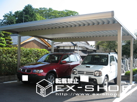 のカーポート テリオスポート? ワイドタイプ  積雪〜50cm対応 施工例