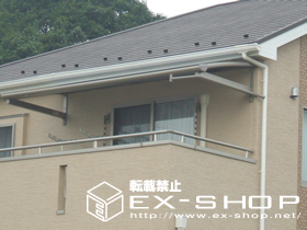 のバルコニー・ベランダ屋根 アルファテラス L型 単体 ルーフタイプ  積雪〜20cm対応 施工例