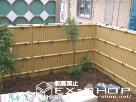 のフェンス・柵 建仁寺垣　しみじみ竹ボード 施工例