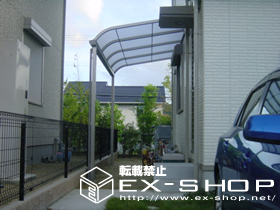 のテラス屋根 ライザーテラス R型  単体 テラスタイプ  積雪〜20cm対応 施工例