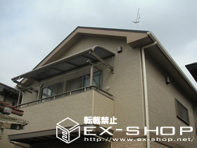 のバルコニー・ベランダ屋根 アルファテラス RB型 単体 ルーフタイプ  積雪〜20cm対応 施工例