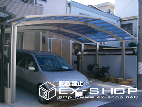 のカーポート レイナトリプルポート　 施工例