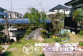 のバルコニー バルコニー BC-X型 千本格子 屋根置き式 施工例