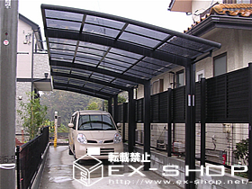 のカーポート レグナスポートシグマ  縦連棟タイプ  積雪〜20cm対応 施工例