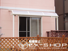 のテラス屋根 ライザーテラス R型 単体 テラスタイプ  積雪〜20cm対応 施工例