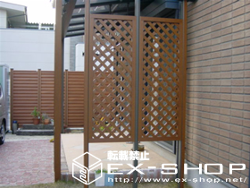 のフェンス・柵 ステイウッドフェンスM4型 施工例