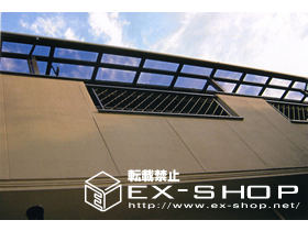 のバルコニー・ベランダ屋根 アルファテラス F型  連棟  屋根タイプ  積雪〜20cm対応 施工例