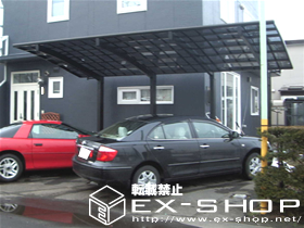 のカーポート レグナスポートシグマ  延長タイプ  積雪〜100cm対応 施工例