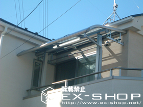 のバルコニー・ベランダ屋根 プリミテラス R型 単体  屋根タイプ  積雪〜20cm対応 施工例