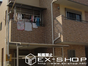 のバルコニー・ベランダ屋根 セイバーテラス 単体  屋根タイプ  積雪〜20cm対応 施工例