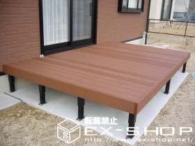 LIXIL リクシル(トステム)のウッドデッキ リコステージ 施工例
