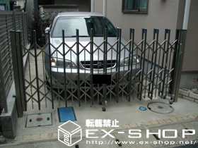 のカーゲート アルシャインPG型Cタイプ　片開き 施工例