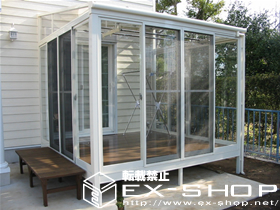 のテラス囲い・サンルーム ほせるんです?F型 施工例