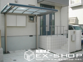 のサイクルポート・駐輪場 キューブポートプラス ミニ　積雪〜20cm対応 施工例