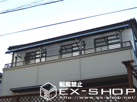 のバルコニー・ベランダ屋根 ライザーテラス R型 連棟  屋根タイプ  積雪〜20cm対応 施工例