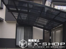 京都府乙訓郡大山崎町のLIXIL リクシル（トステム）のカーポート カーブポートシグマII  積雪～20cm対応 施工例