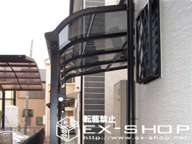 のテラス屋根 ライザーテラス R型 単体 テラスタイプ 積雪〜20cm対応 施工例