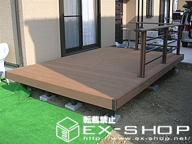 のウッドデッキ リコステージ? + リコフェンス 施工例