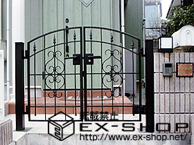 の門扉 コラゾン1型 両開き 施工例