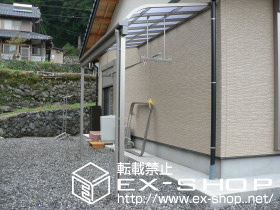 のテラス屋根 ライザーテラスII R型 単体 テラスタイプ 積雪〜100cm対応 施工例