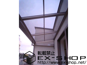 のバルコニー・ベランダ屋根 ライザーテラスII F型 単体 ルーフタイプ 積雪〜20cm対応 施工例