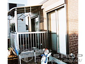 のバルコニー バルコニー BC-X型 縦格子 単体 庭置式 施工例