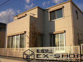 のフェンス・柵 プリレオR3型 フェンス 14スパン 施工例