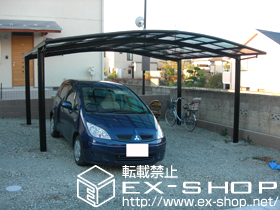 のカーポート カーブポートシグマIII ワイドタイプ 積雪〜20cm対応 施工例