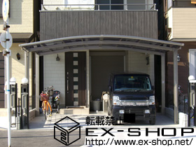 のカーポート カーブポートシグマIII ワイドタイプ 積雪〜20cm対応 施工例