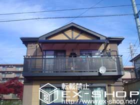 のバルコニー・ベランダ屋根 ライザーテラスII R型 単体 ルーフタイプ 積雪〜20cm対応 施工例