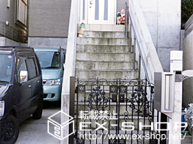 の門扉 トラディシオン門扉3型 両開き 施工例