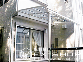 のテラス屋根 ライザーテラスII R型 単体 テラスタイプ 積雪〜20cm対応 施工例