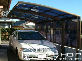 の サイドパネル2段（H500＋H800） 施工例