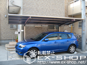 のサイクルポート・駐輪場 カーブポートシグマIIIミニ 積雪〜20cm対応 施工例