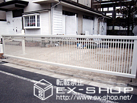 のカーゲート ワイドオーバードアR2型 手動式 施工例