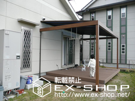 のウッドデッキ リウッドデッキＩＩ ワイド 施工例