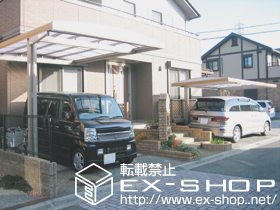 のカーポート キューブポートプラス レギュラー 積雪〜20cm対応 施工例