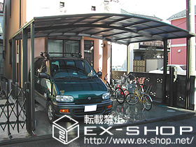 のカーポート カーブポートシグマ? ワイド 積雪〜20cm対応 施工例