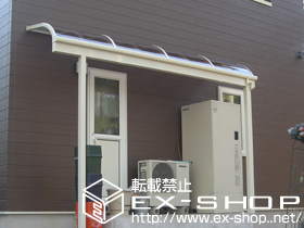 のテラス屋根 ライザーテラスII R型 単体 テラスタイプ 積雪〜100cm対応 施工例