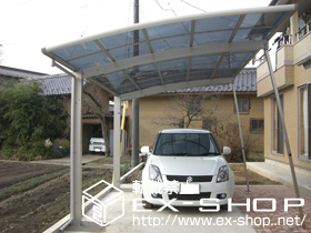 のカーポート レイナポート 積雪〜20ｃｍ対応 施工例