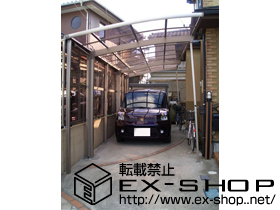 のカーポート カーブポートシグマIII 延長 積雪〜20cm対応 施工例