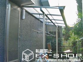 のテラス屋根 ライザーテラスII F型 テラスタイプ 単体 積雪〜20cm対応 施工例