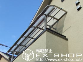 のバルコニー・ベランダ屋根 ライザーテラスII R型 屋根タイプ 単体 積雪〜20cm対応 施工例