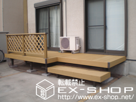 のウッドデッキ リコステージII リードデッキ（床板3枚用） 施工例