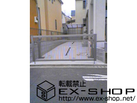 のカーゲート オーバードア R2型 電動タイプ 施工例