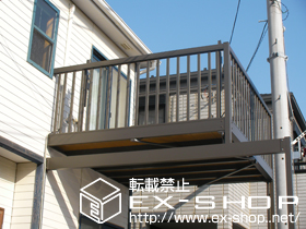 のバルコニー アクトステージA型 太格子（40格子） 【片側馬梁納まり】 施工例