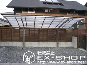 のカーポート カーブポートシグマ? 積雪〜20cm対応 施工例