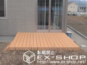 福岡県大野城市のYKKAPのウッドデッキ リウッドデッキⅡ 標準 施工例
