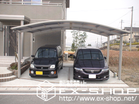 のカーポート レイナツインポート 積雪〜20cm対応 施工例